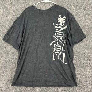 Zoo York Shirt Mens XXL Gray Short Sleeve Graphic Casual City Crewneck Logo